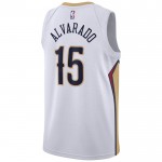 Maillot NBA New Orleans Pelicans Jose Alvarado 15 Nike 2022-23 Association Edition Blanc Swingman - Homme